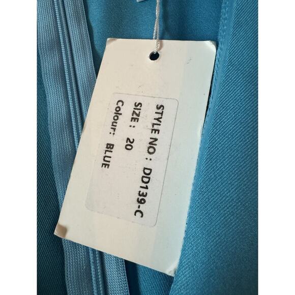 In The Style Plus Women’s Exclusive Danny Dye Front Blazer Dress Blue Size 20 - Picture 4 of 10